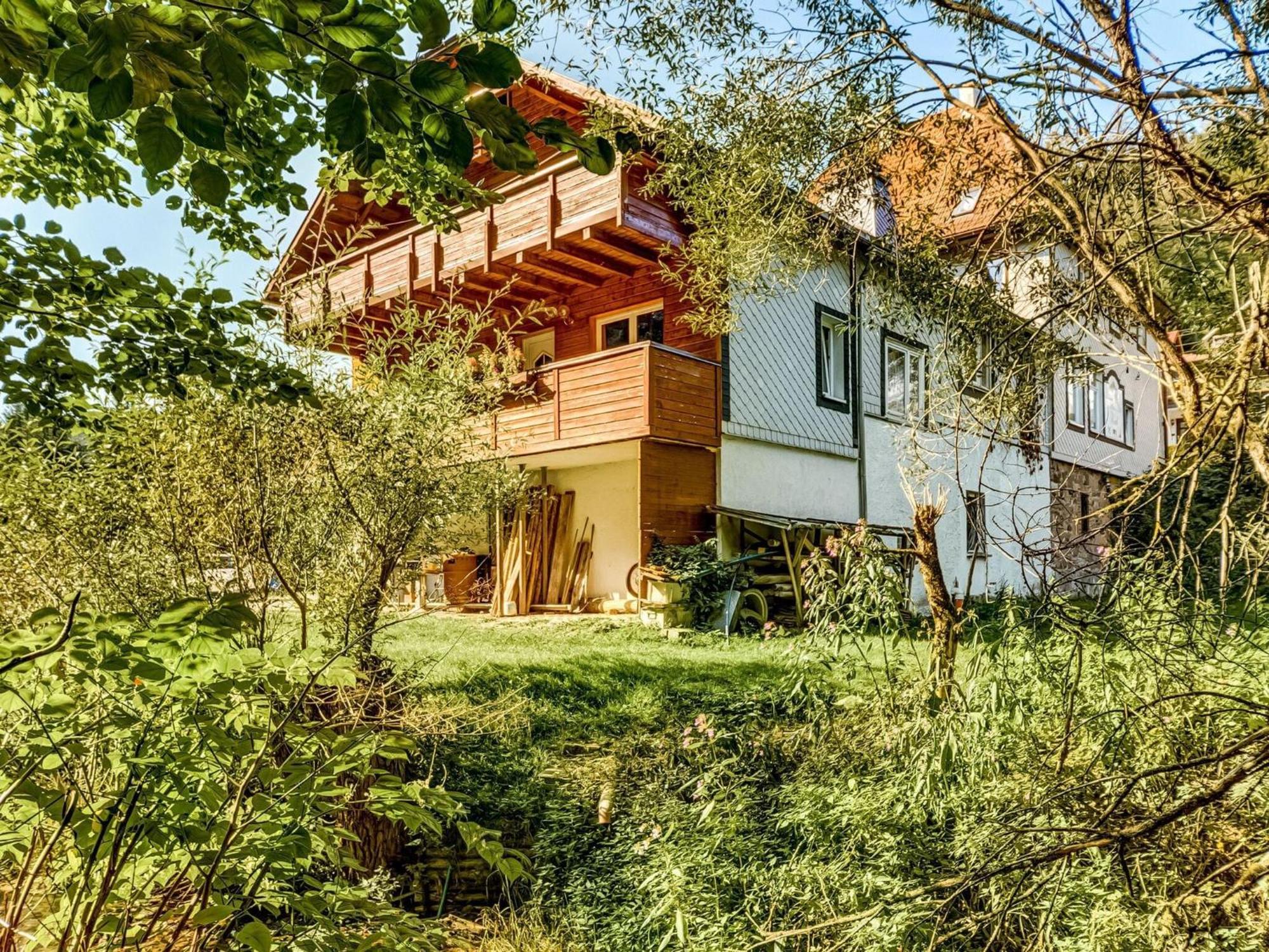 Apartment Thuringian Forest With Balcony Gießübel Dış mekan fotoğraf