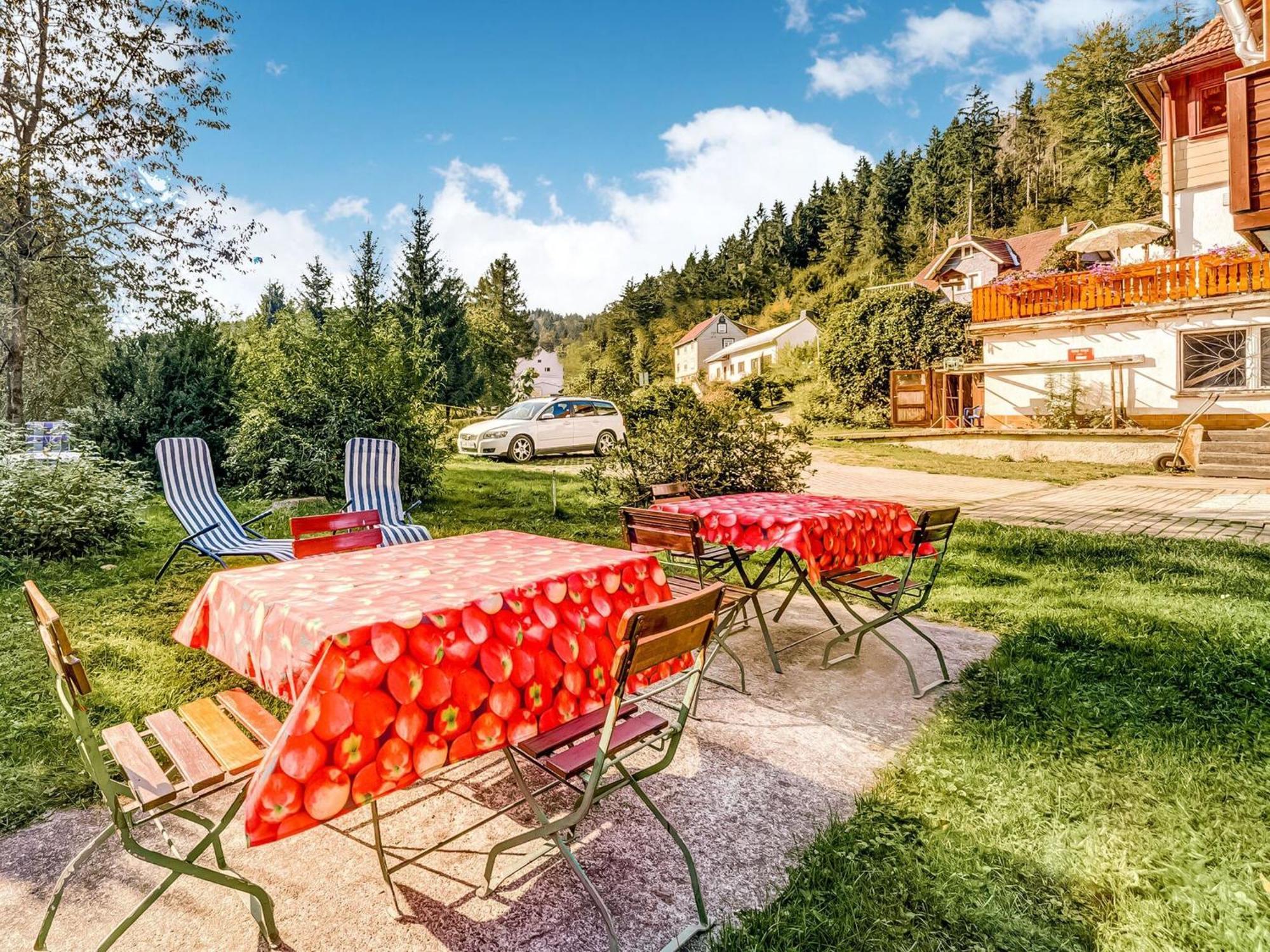 Apartment Thuringian Forest With Balcony Gießübel Dış mekan fotoğraf