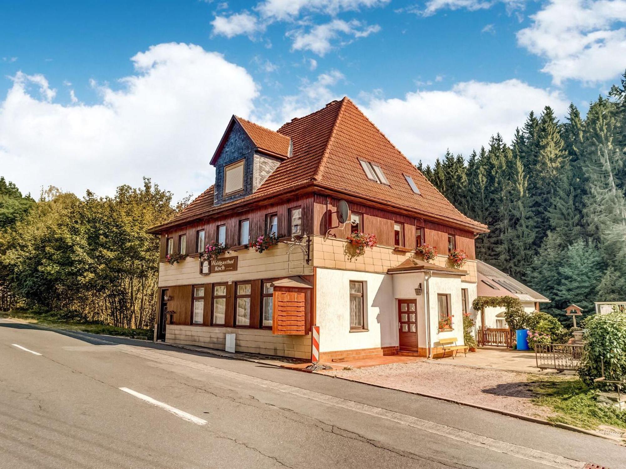Apartment Thuringian Forest With Balcony Gießübel Dış mekan fotoğraf