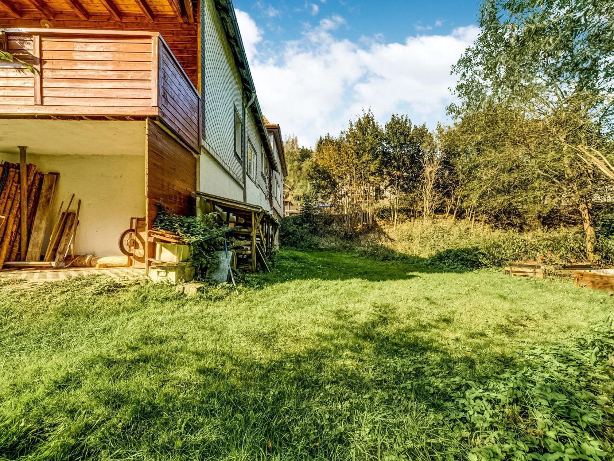 Apartment Thuringian Forest With Balcony Gießübel Dış mekan fotoğraf