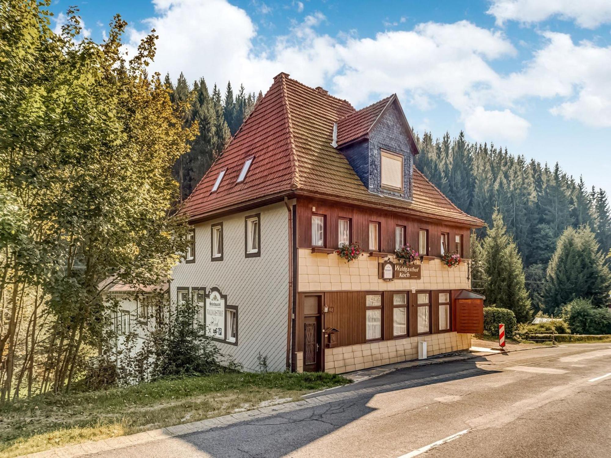 Apartment Thuringian Forest With Balcony Gießübel Dış mekan fotoğraf